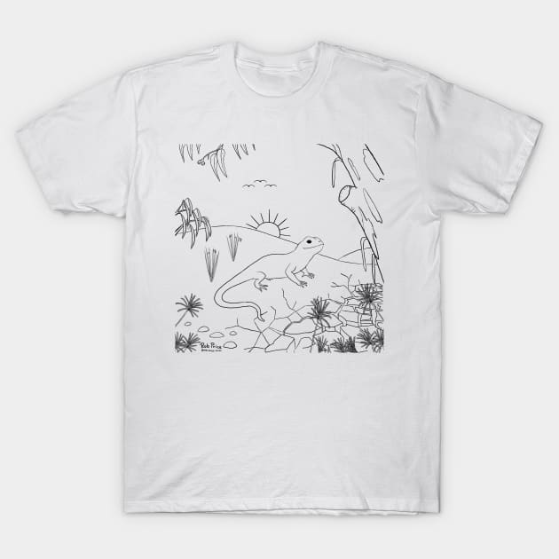 Forest Lizard T-Shirt by wanungara